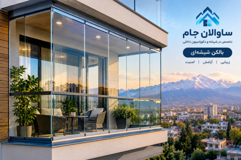 اجرای بالکن شیشه‌ای در تبریز